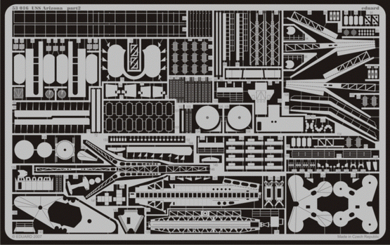 Eduard 53016 USS Arizona MINI HOBBY MODEL 1/350 – immagine 4