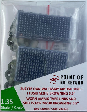 Point of no Return 3522013 Łuski i ogniwa do amunicji M2HB browning 0.5cala 1/35 – immagine 8
