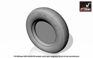 Roues Fulcrum Armory Models AW32006 Mikoyan MiG-29A/B/UB, version initiale, lestées 1/32 – image 4