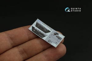 Quinta Studio QD48259 F/A-18E 3D-Printed &amp;amp; coloured Interior on decal paper (HobbyBoss) 1/48 – immagine 5