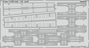 Eduard 32459 F-100F slats for Trumpeter 1/32 – immagine 2
