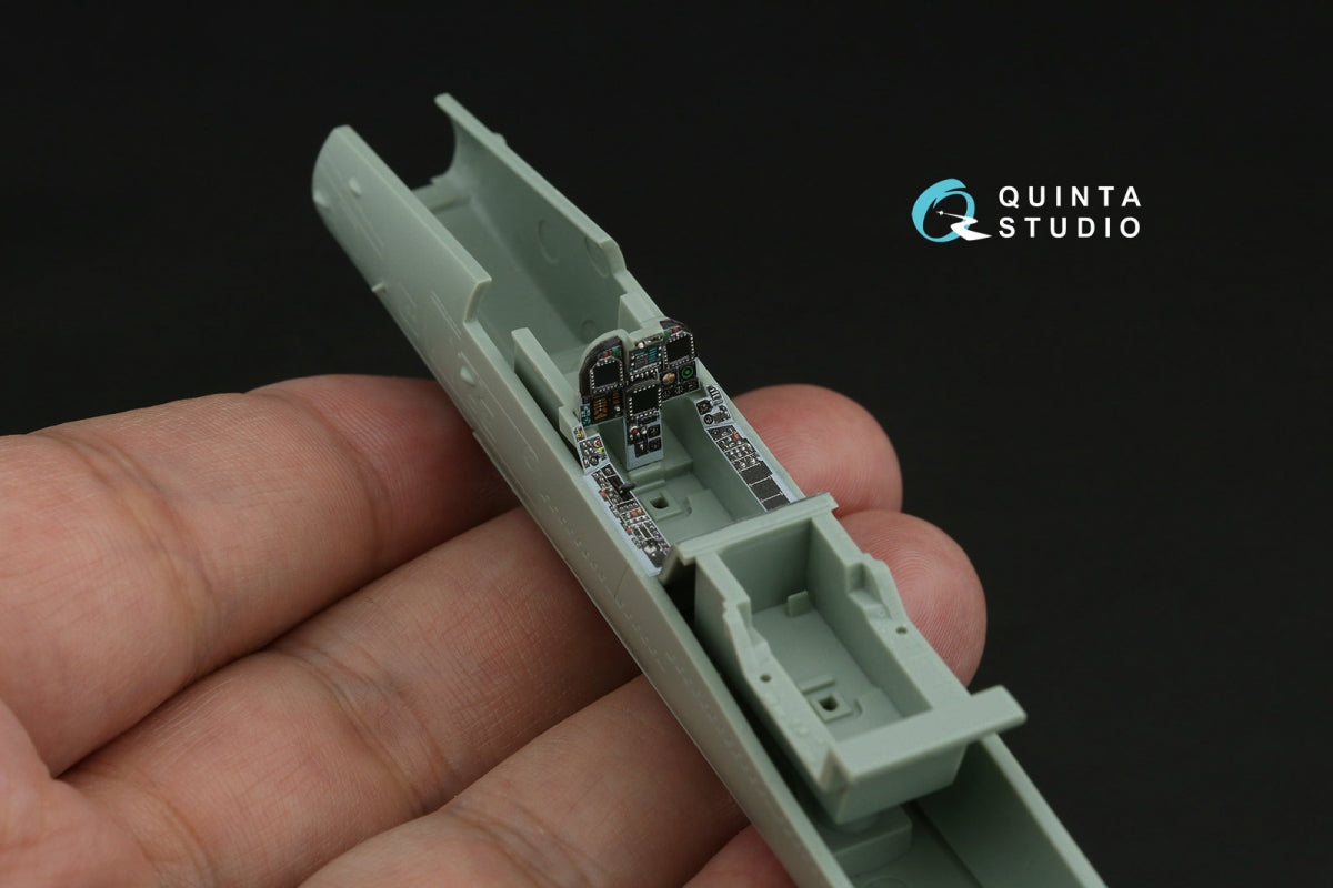 Quinta Studio QD72077 F/A-18C late 3D-Printed &amp;amp; coloured Interior on decal paper (Academy) 1/72 – immagine 7