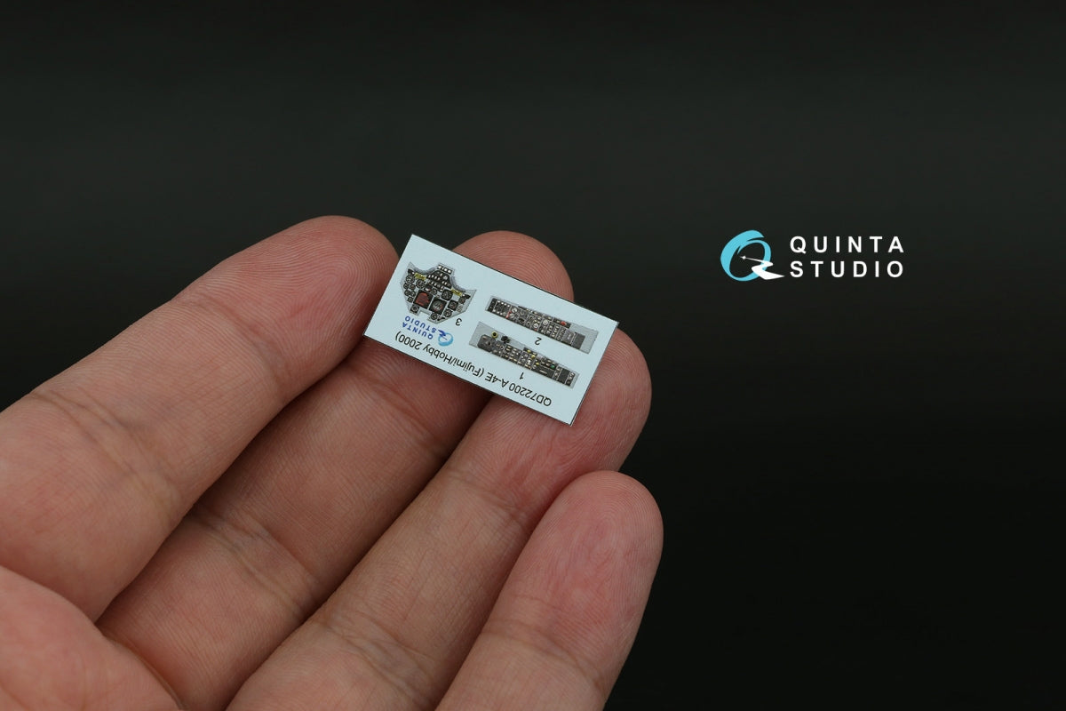 Quinta Studio QD72200 A-4E 3D-Printed &amp;amp; coloured Interior on decal paper (Fujimi/Hobby 2000) 1/72 – immagine 5