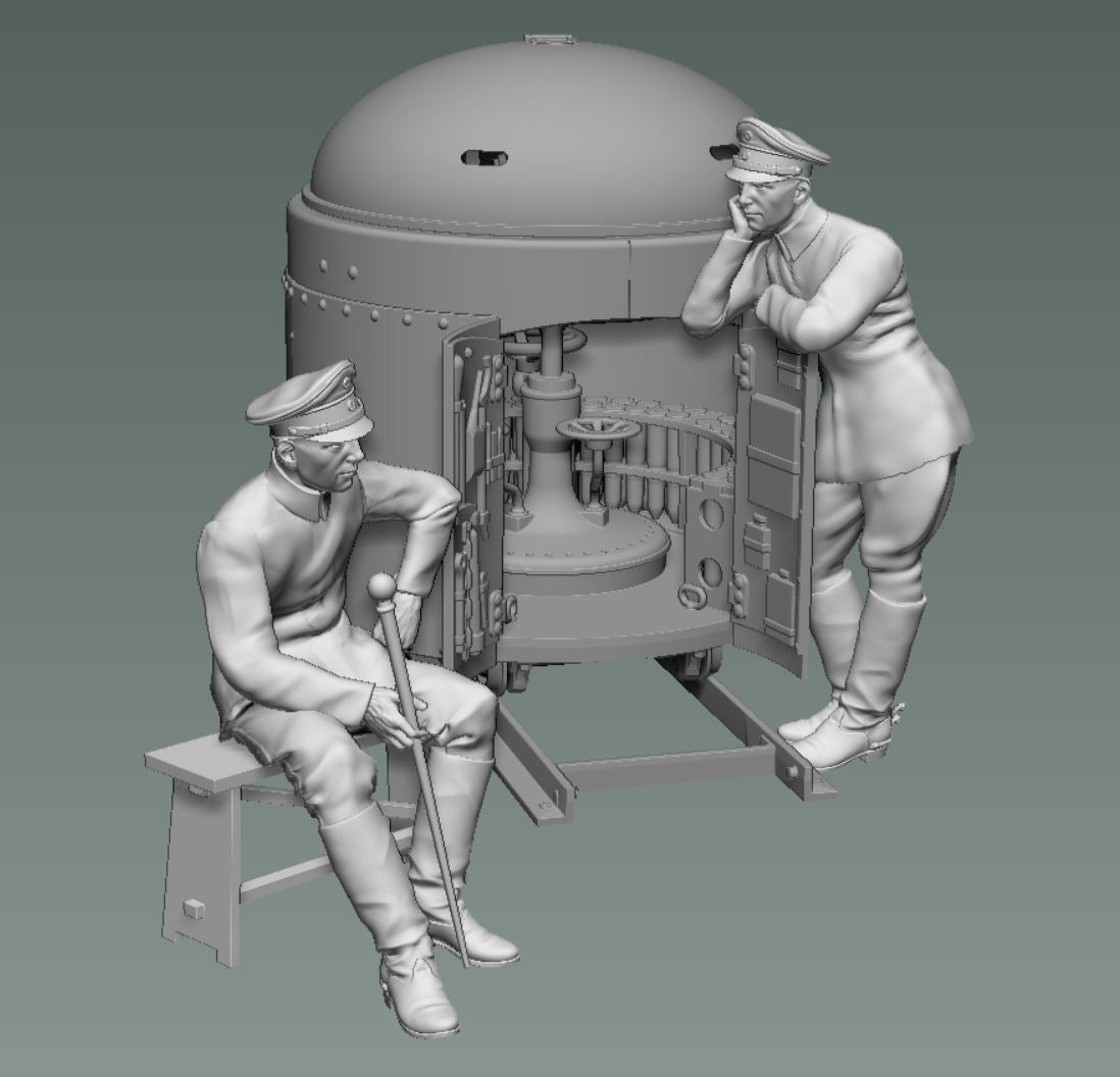 Copper State Models F35-049 Fahrpanzer german leaning crewman 1/35 – immagine 5