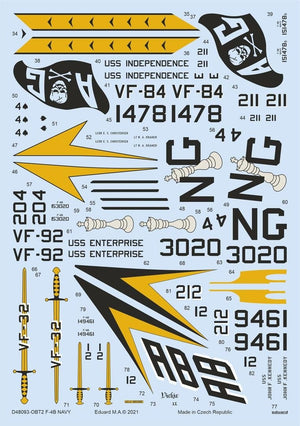 Eduard D48093 F-4B NAVY TAMIYA 1/48 – Bild 2