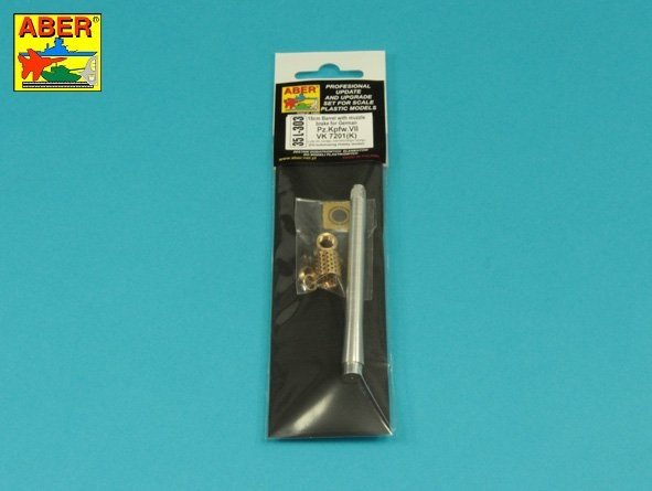 Canon Aber 35L-303 de 150 mm avec frein de bouche pour char allemand Pz.Kpfw. VII VK 7201 (K) 1/35 