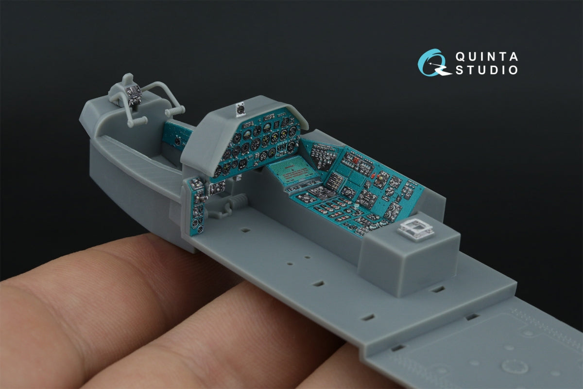 Quinta Studio QDS-48570 Mi-24A 3D-Printed &amp;amp; coloured Interior on decal paper (Trumpeter) (small version) 1/48 – immagine 9