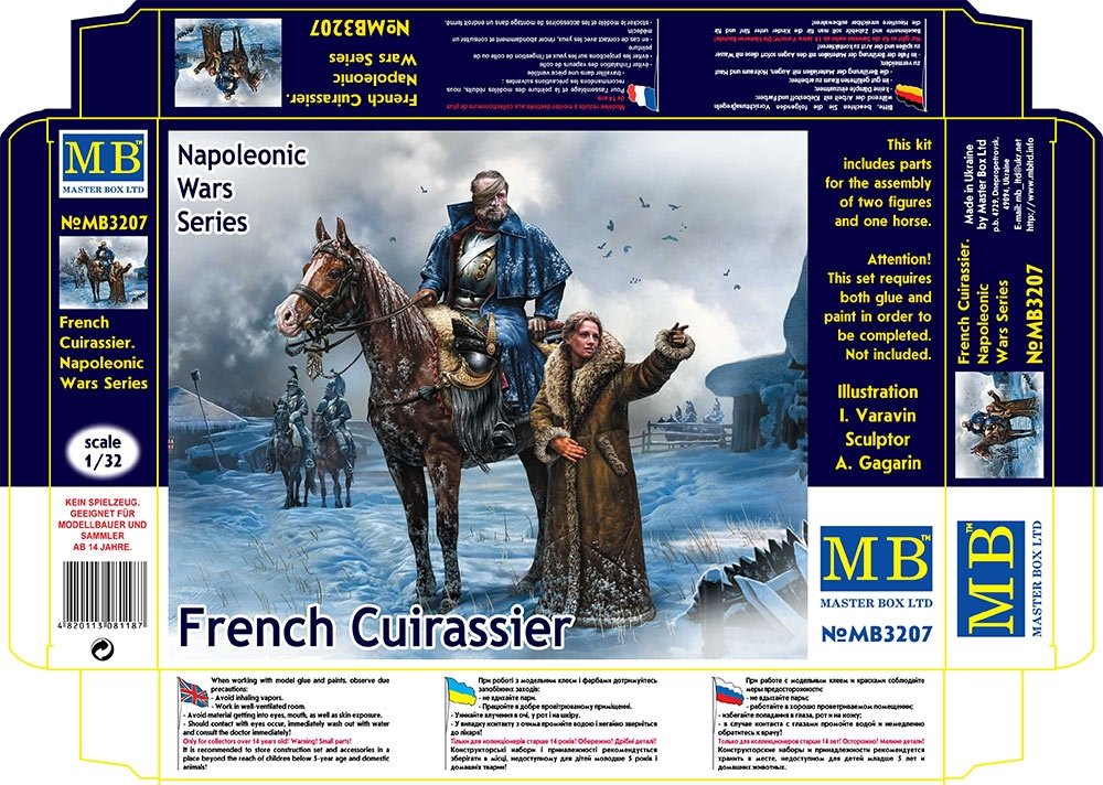 Master Box 3207 French Cuirassier Napoleonic War Series 1/24 – immagine 6