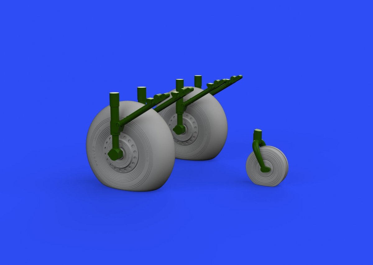 Eduard 632144 Lancaster wheels 1/32 HK MODELS – imagen 2