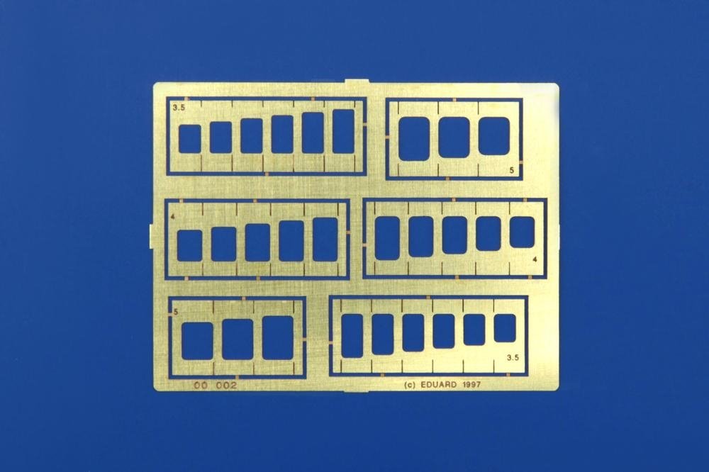 Eduard 00002 Oblongs & square stencils