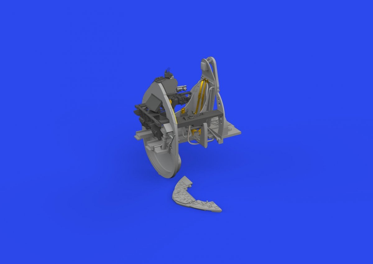 Eduard 648896 FM-2 cockpit w/ armoured headrest PRINT EDUARD 1/48 – immagine 4