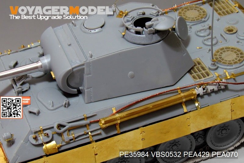 Voyager Model PE35984 WWII German Panther A Tank Early version Basic For TAKOM 2097 1/35 – zdjęcie 6