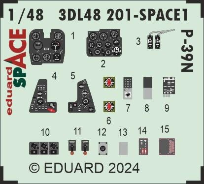 Eduard 3DL48201 P-39N SPACE ARMA HOBBY 1/48 – Bild 4