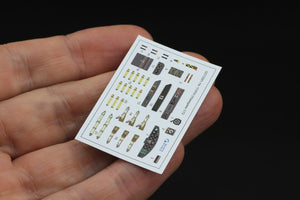 Quinta Studio QD72081 He 111 P/H 3D-Printed &amp;amp; coloured Interior on decal paper (Hasegawa) 1/72 – imagen 3