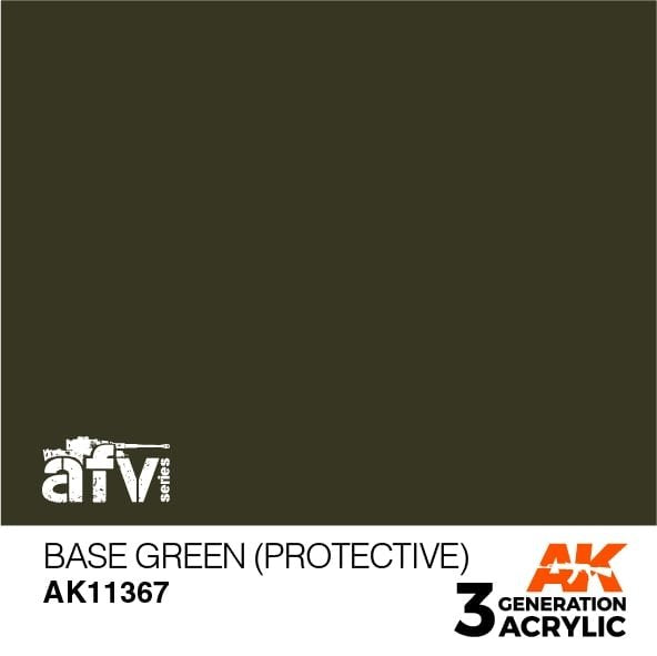 AK Interactive AK11367 Base Verte (Protectrice) 17 ml