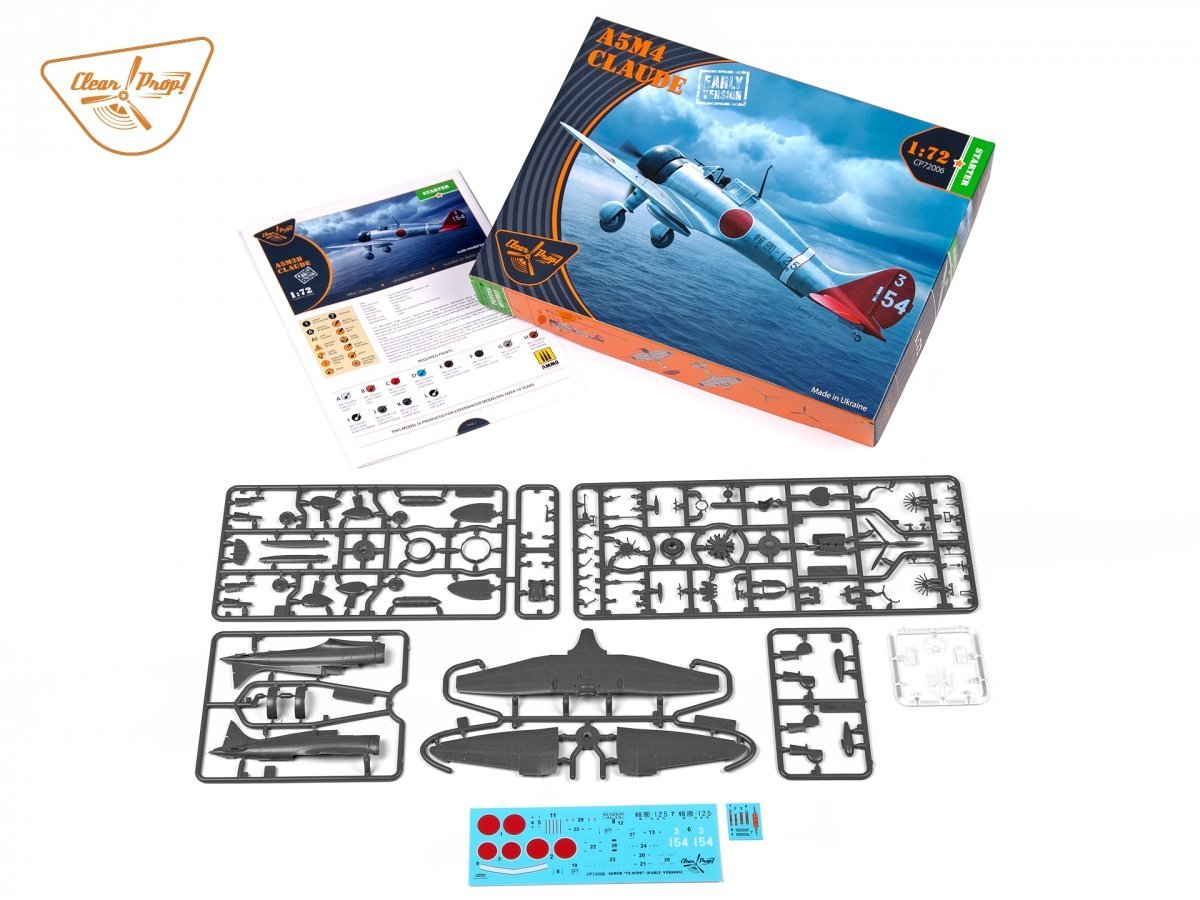 Clear Prop! CP72006 A5M2b Claude early version STARTER KIT 1/72 – immagine 3