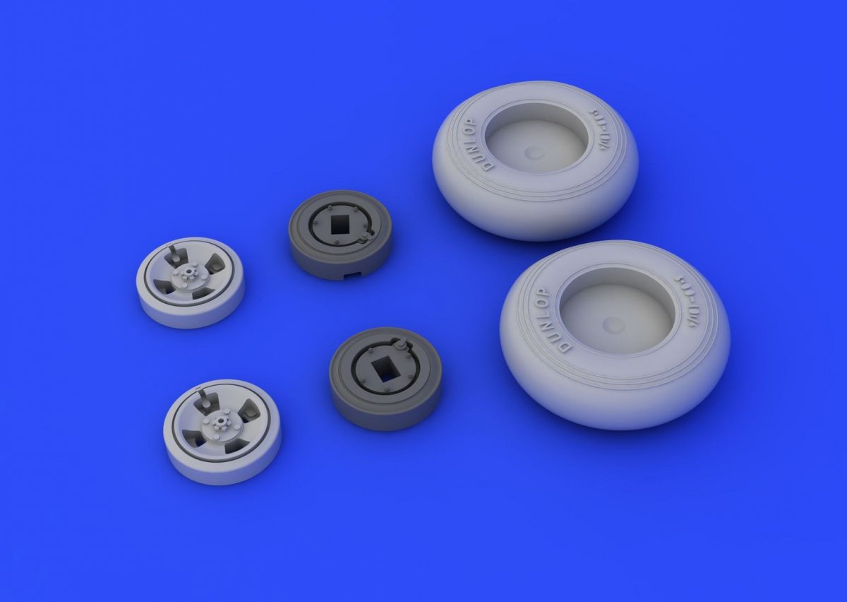 Eduard 648229 Hurricane Mk. I wheels 1/48 (AIRFIX) – image 3