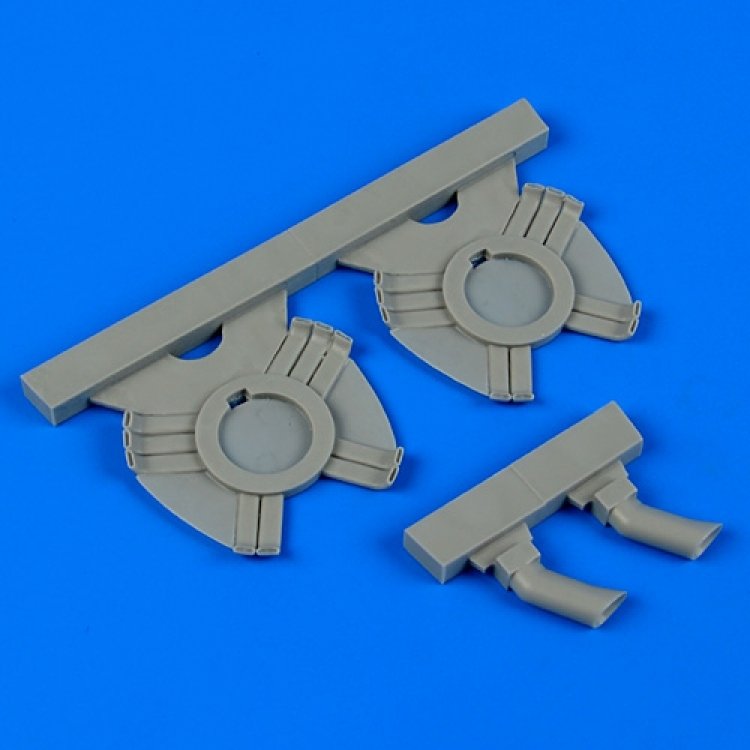 Quickboost QB48571 Ki45 Nick exhaust Hasegawa 1/48