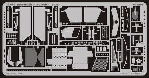Eduard 36016 Hetzer Mid. Production 1/35 Tamiya – imagen 2