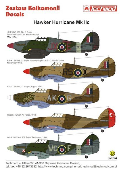 Techmod 32054 Hurricane IIc 1/32