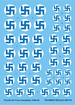 Techmod 48073 - Finnish Air Force Swastikas and Serials 1934-44 1/48