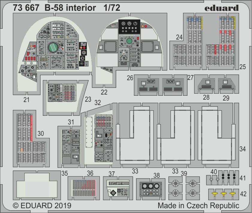 Eduard BIG72149 B-58 TAMIYA 1/72 – imagen 3