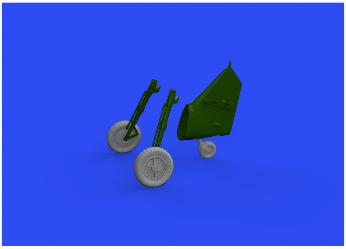 Eduard 648720 Bf 109G-4 wheels EDUARD 1/48 – zdjęcie 2