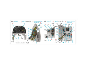 Quinta Studio QD35133 Spitfire Mk. Vb 3D-Printed coloured Interior on decal paper (Border model) 1/35 – Bild 2