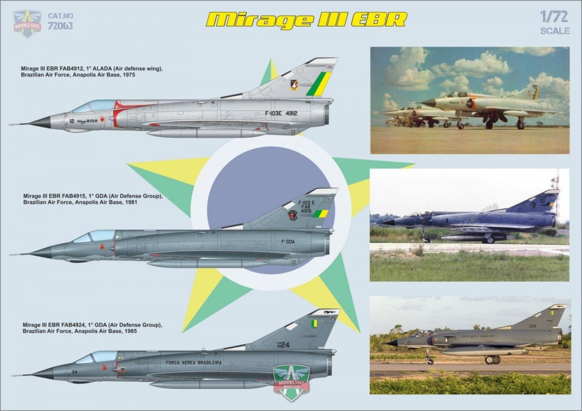 Modelsvit 72063 Mirage III EA/EBR 1/72 – immagine 3