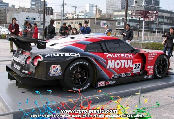 Zero Paints ZP-1115 Xanavi/Motul Nismo GT-R (R35) Red/Met Black Paint Set 2x30ml – Bild 3