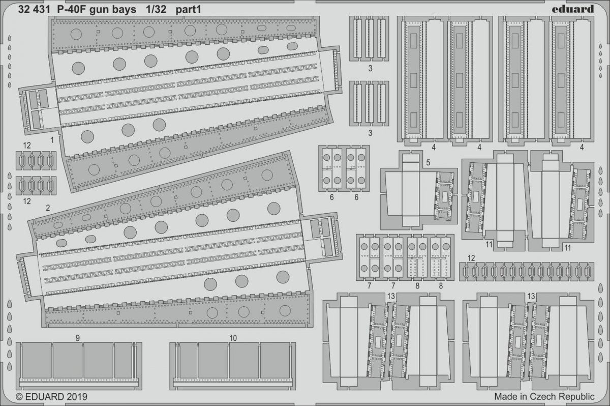 Eduard BIG3398 P-40F 1/32 TRUMPETER – image 8