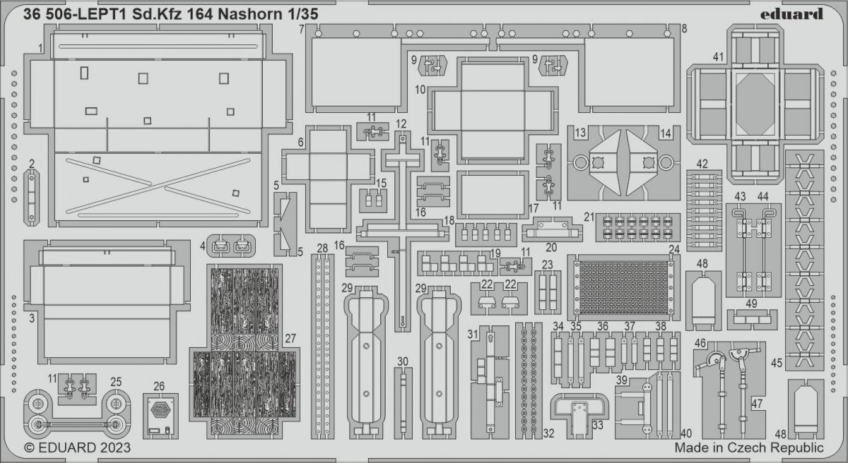 Eduard 36506 Sd. Kfz. 164 Nashorn BORDER MODEL 1/35