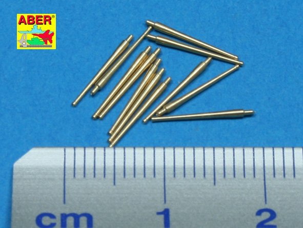 Aber 350L-41 Set of 12 pcs 100 mm barrels M1930 L45 for French ships 1/350 – zdjęcie 2