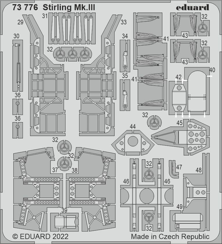 Eduard 73776 Stirling Mk. III ITALERI 1/72 – zdjęcie 2