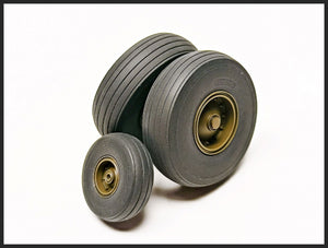 Clear Prop! CPA35002 CH-54A Tarhe wheels set for ICM kit 1/35 – immagine 5