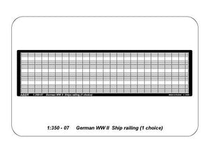 Aber 350-07 German WW II Ships railing 1/350 – imagen 5