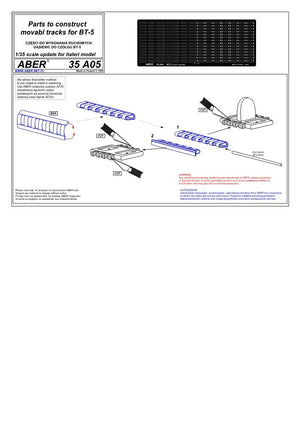 Aber 35A005 Łączniki do gąsienic do BT-5 1/35 – Bild 4