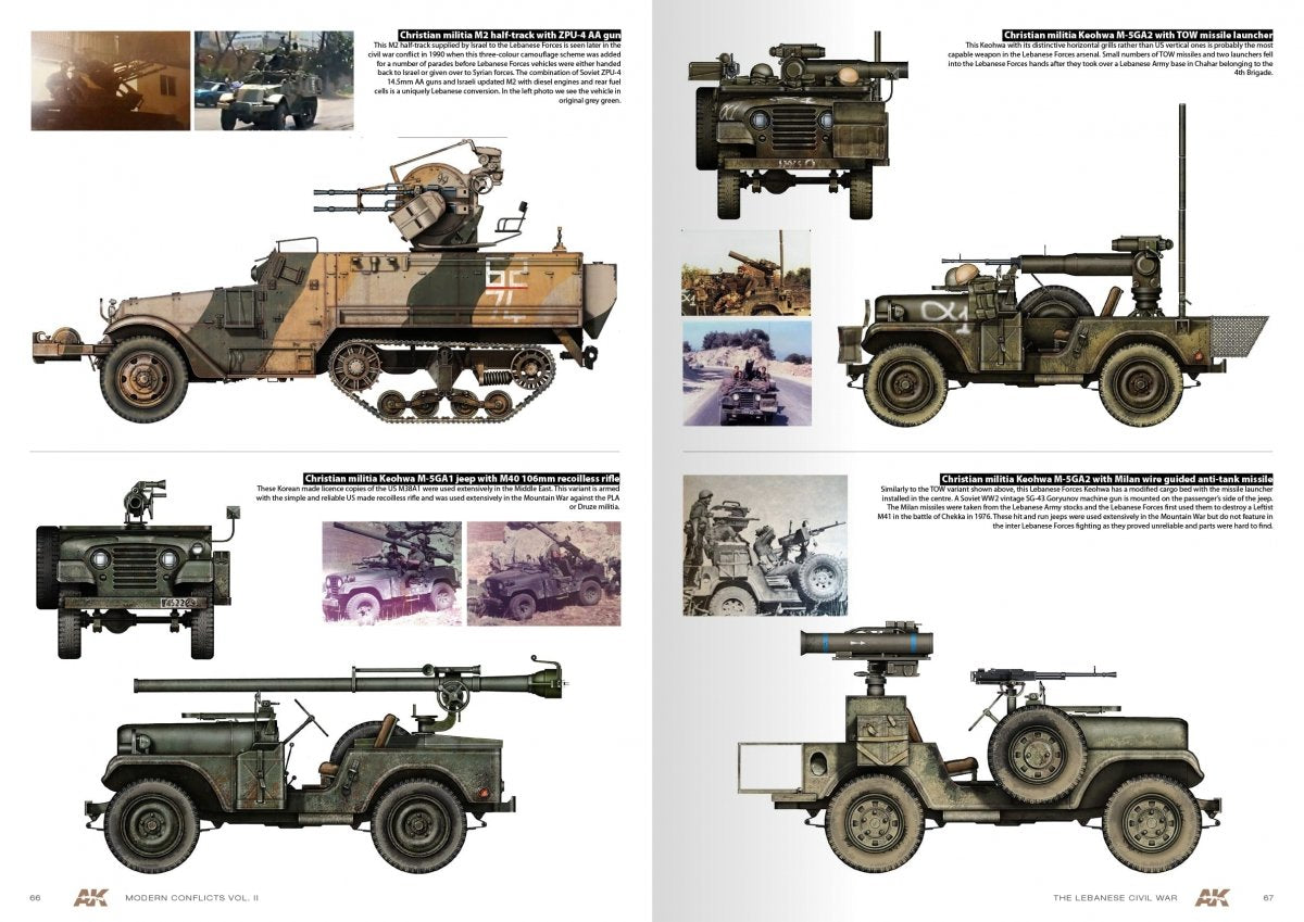 AK Interactive AK285 WARS IN LEBANON VOL. 2 – MODERN CONFLICTS PROFILE GUIDE VOL. II – Bild 6
