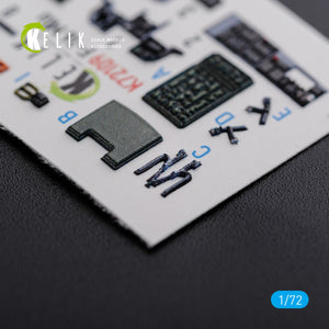 KELIK K72109 F-16 MLU interior 3D decals for Revell kit 1/72 – immagine 5