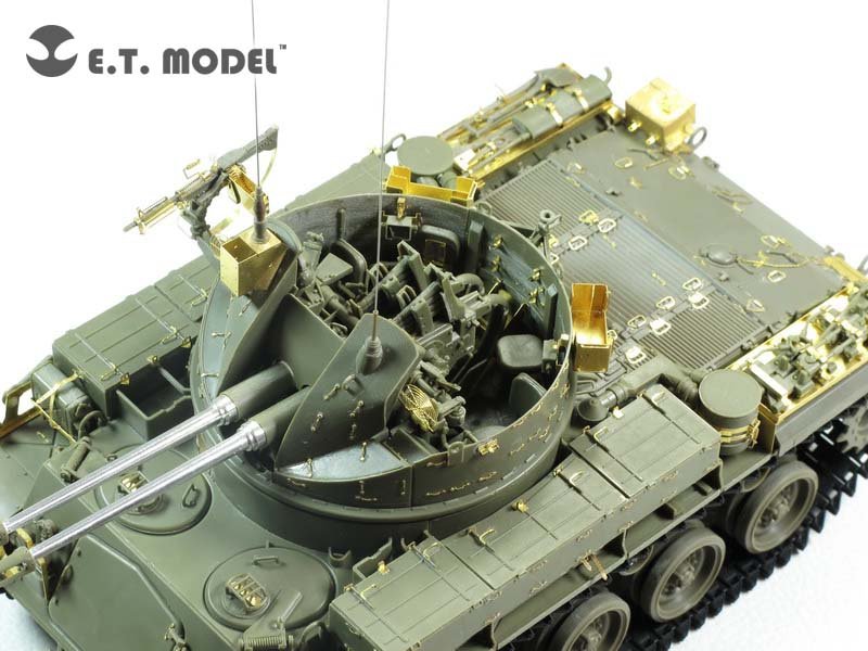 E.T. Model E35-198 US Army M42A1 Self-Propelled Anti-Aircraft gun late type (For AFV CLUB Kit) 1/35 – immagine 5