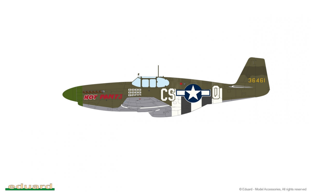 Eduard 82107 P-51B Mustang Birdcage canopy 1/48 – imagen 11