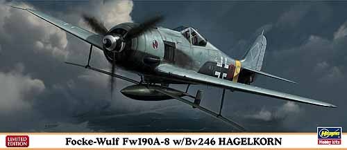 Hasegawa 01984 FOCKE-WULF Fw190A-8 avec Bv246 HAGELKORN (1/72)