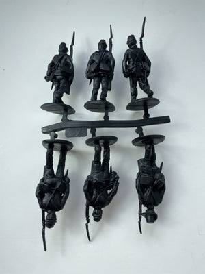 Hat 9336 Confederate Infantry Marching Set 1 - 18 figures (American Civil War 1861-1865) 1/32