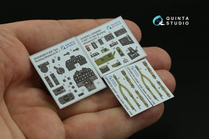 Quinta Studio QD48363 F-82F Twin Mustang 3D-Printed &amp;amp; coloured Interior on decal paper (Modelsvit) 1/48 – immagine 11