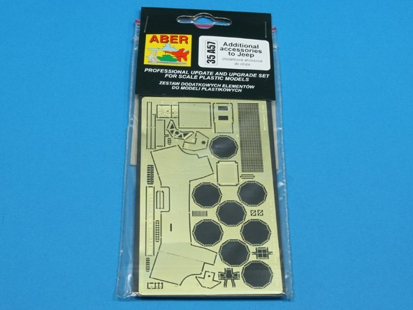 Aber 35A057 Dodatkowe akcesoria do Jeepa 1/35 – immagine 3