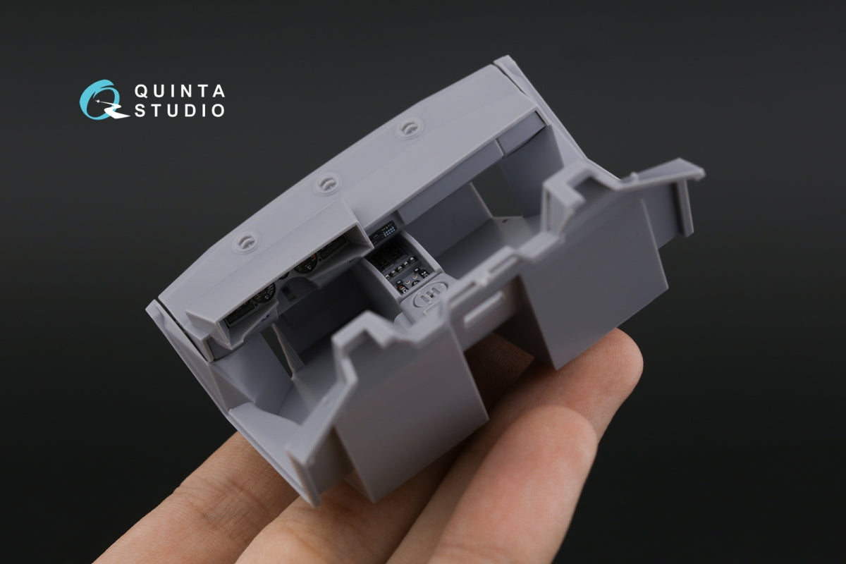 Quinta Studio QD24012 Lamborghini Countach 5000 QV 3D-Printed colored Interior on decal paper (Aoshima) 1/24 – image 12