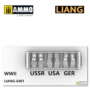 Liang 0401 3D-print Model Shoeprint Tools WWII 1/35 – image 2
