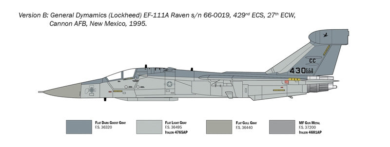 Italeri 1235 EF-111 A Raven 1/72 – immagine 5