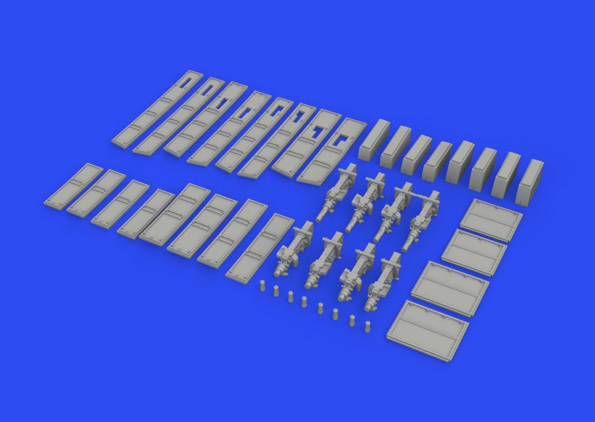 Eduard 648610 Spitfire Mk. IIa gun bays for Eduard 1/48 – immagine 3