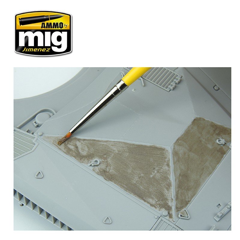 Ammo of Mig 2035 ANTI-SLIP PASTE - BROWN COLOR FOR 1/35 – immagine 4